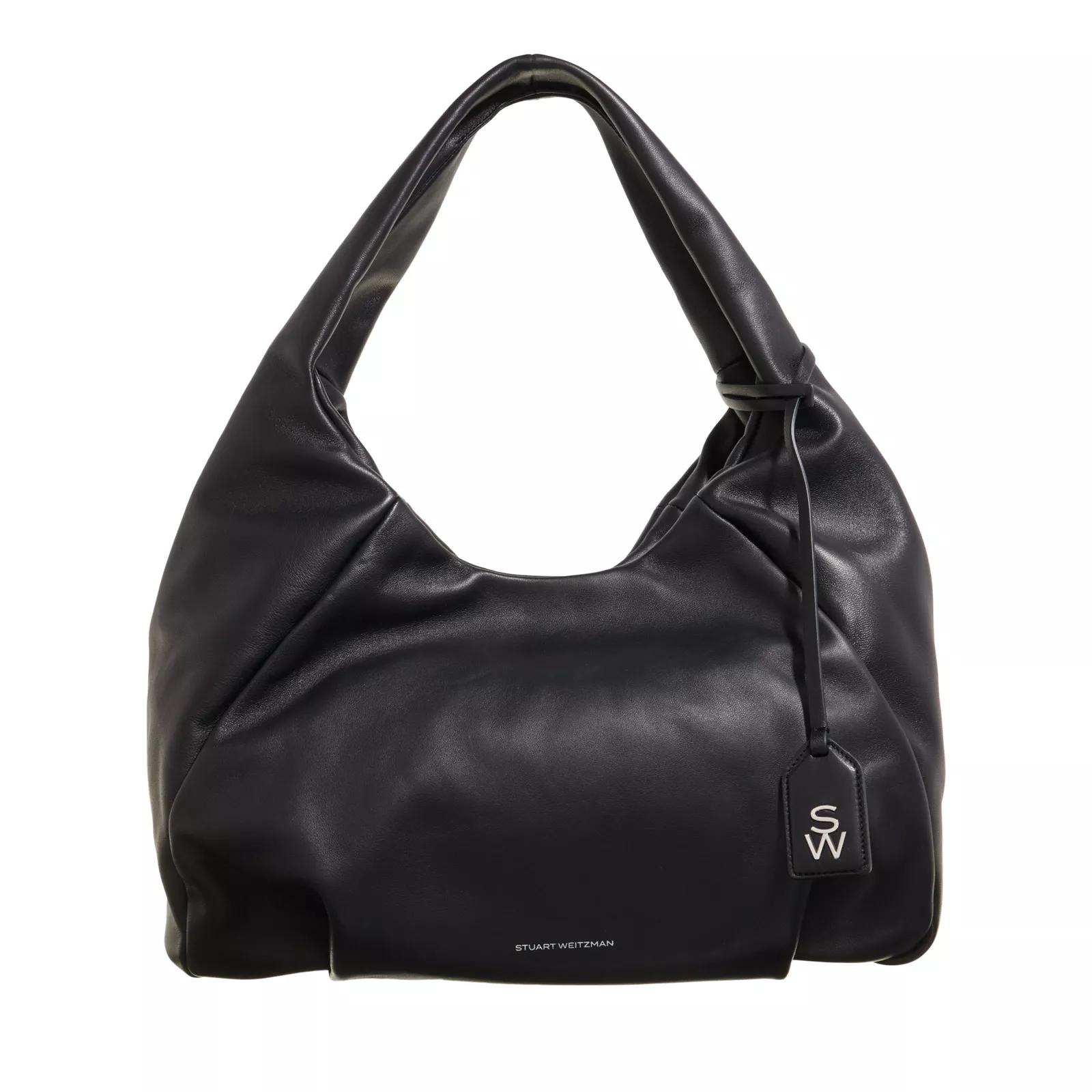 Stuart Weitzman Schultertasche - The Moda Hobo Bag - Gr. unisize - in Schwarz - für Damen von Stuart Weitzman