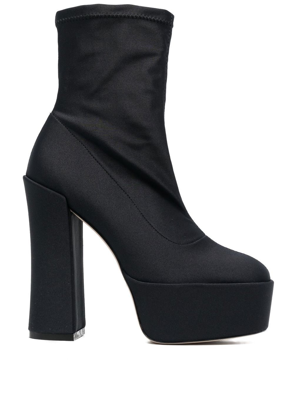 Stuart Weitzman Skyhigh 145mm platform boots - Black von Stuart Weitzman