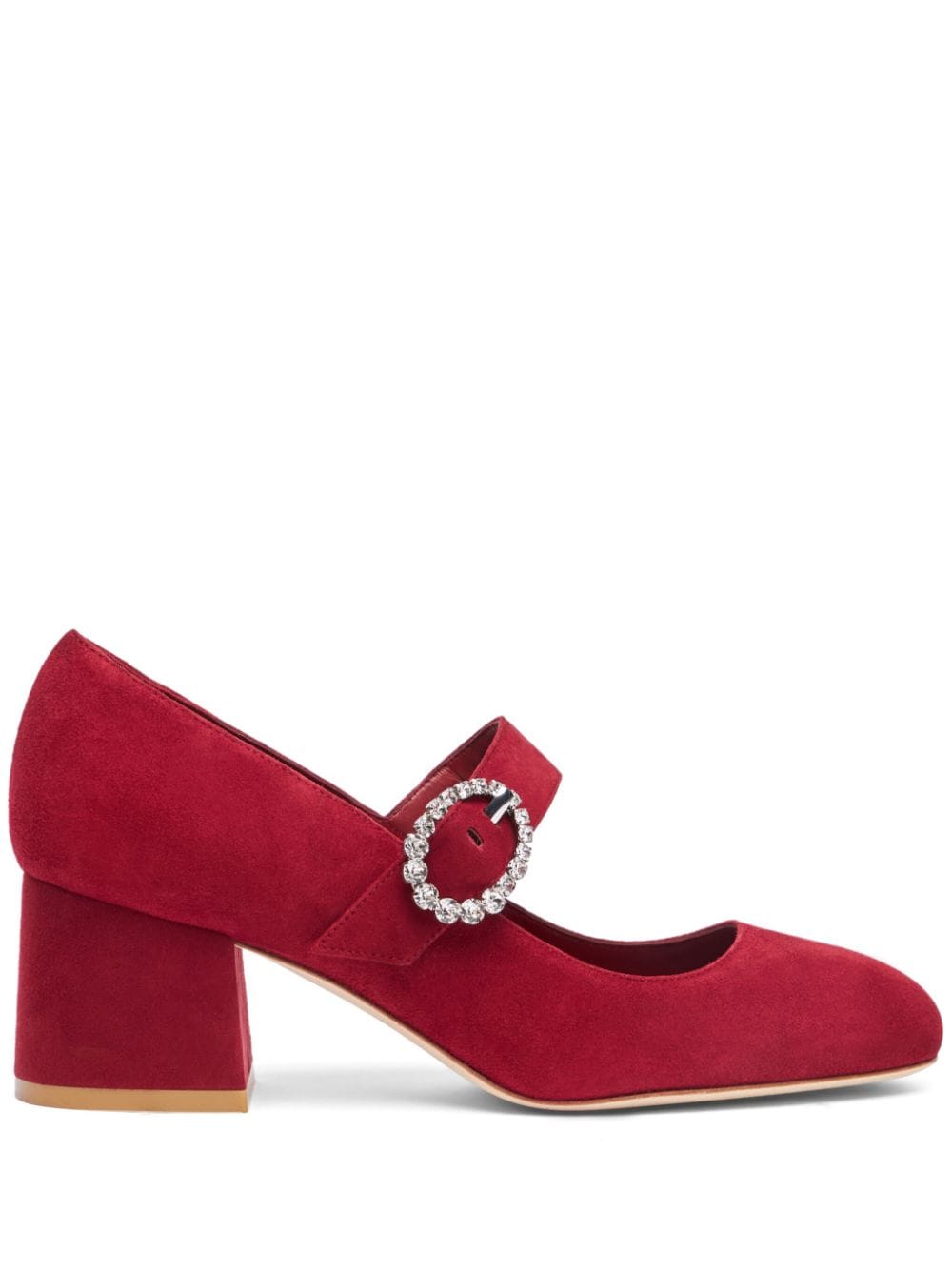 Stuart Weitzman Skyhigh 65mm suede pumps - Red von Stuart Weitzman