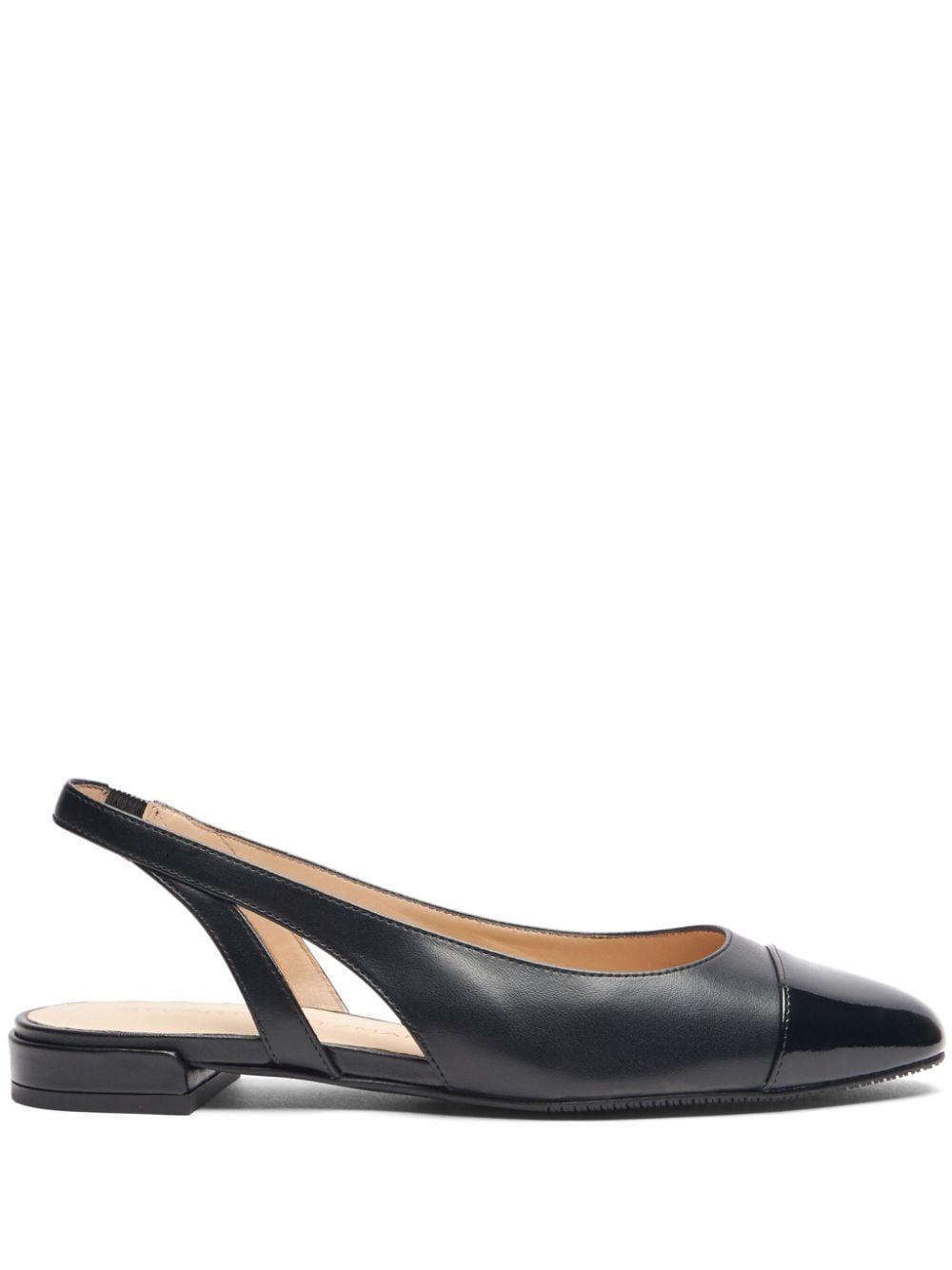 Stuart Weitzman Sleek slingback ballerina shoes - Black von Stuart Weitzman