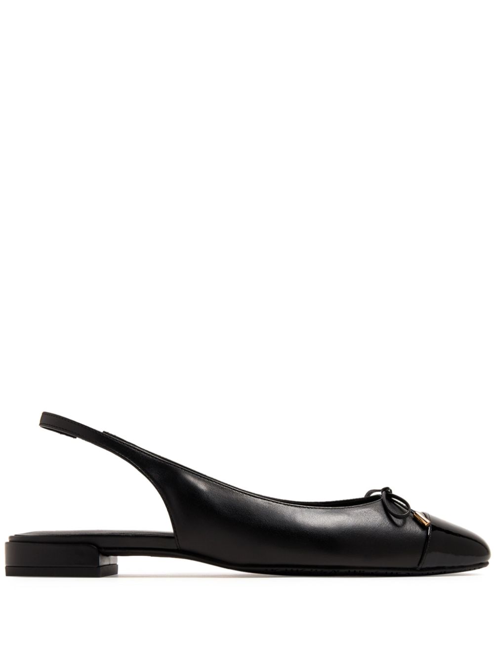 Stuart Weitzman Sleek slingback ballet flats - Black von Stuart Weitzman