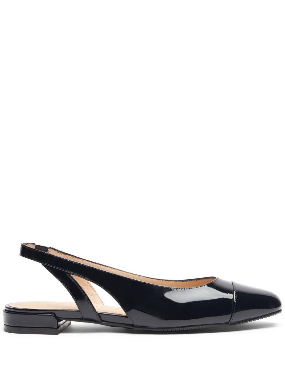 Stuart Weitzman Sleek slingback leather pumps - Black von Stuart Weitzman