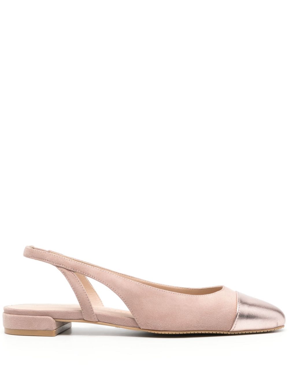 Stuart Weitzman Sleek slingback leather pumps - Pink von Stuart Weitzman