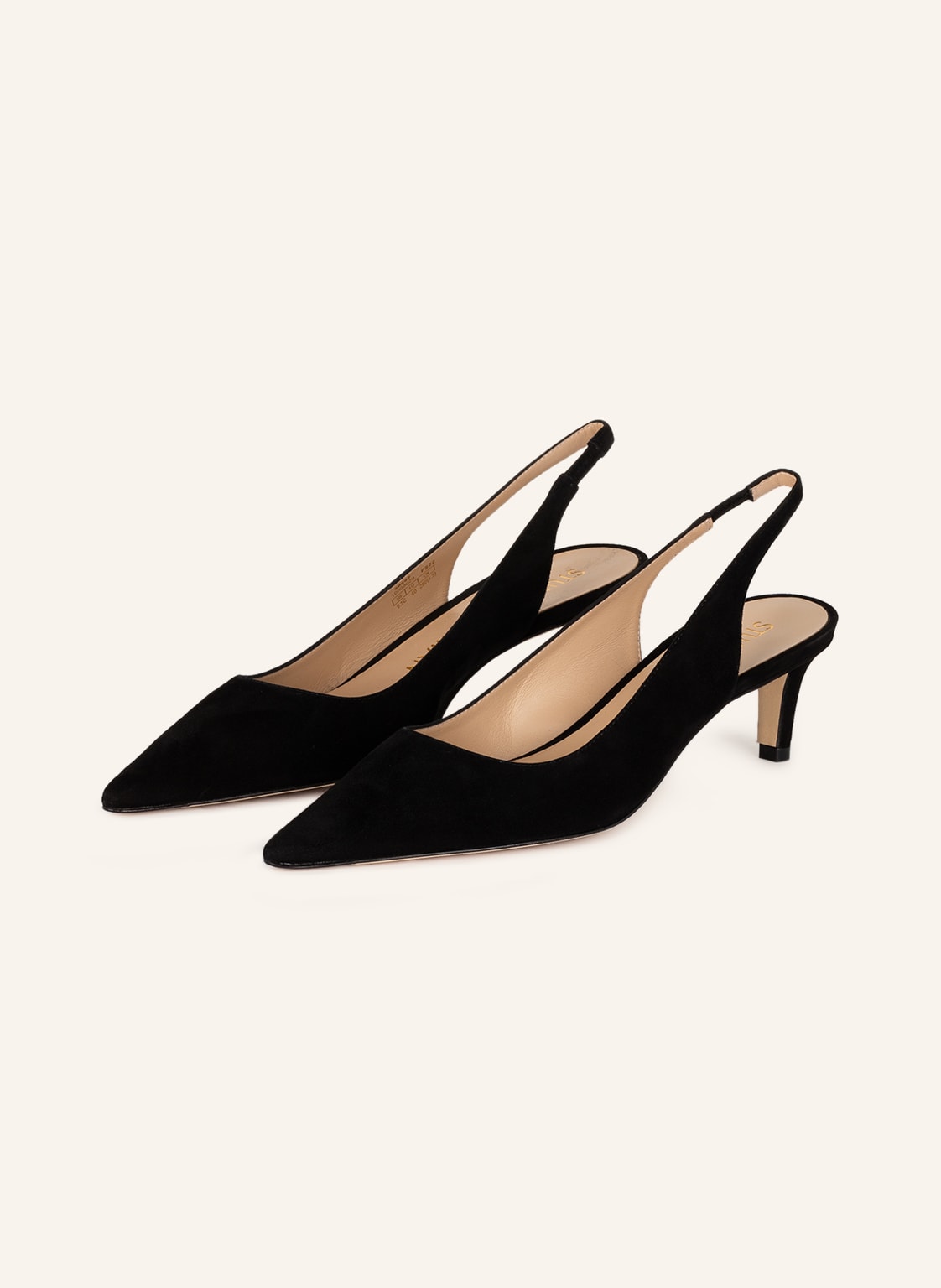 Stuart Weitzman Slingpumps Stuart 50 schwarz von Stuart Weitzman