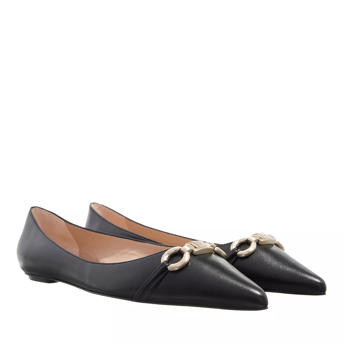 Stuart Weitzman Slipper & Pantoletten - Emilia Sw Signature Flat - Gr. 42 (EU) - in Schwarz - für Damen von Stuart Weitzman