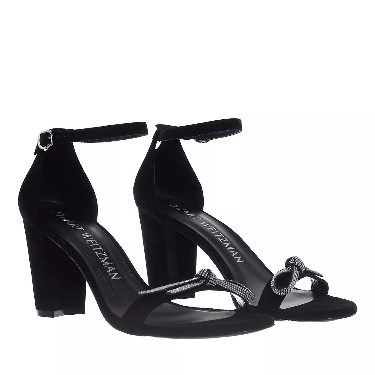 Stuart Weitzman Slipper & Pantoletten - Nearlynude Sw Bow Sandal - Gr. 38 (EU) - in Schwarz - für Damen von Stuart Weitzman