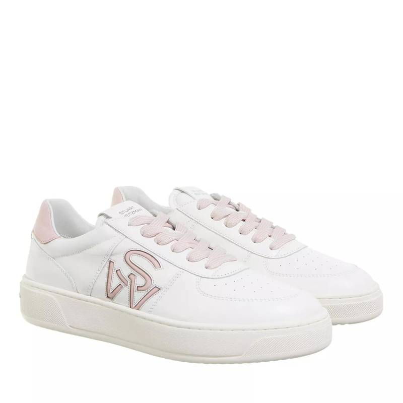 Stuart Weitzman Sneakers - SW COURTSIDE LOGO SNEAKER - Gr. 39 (EU) - in Weiß - für Damen von Stuart Weitzman