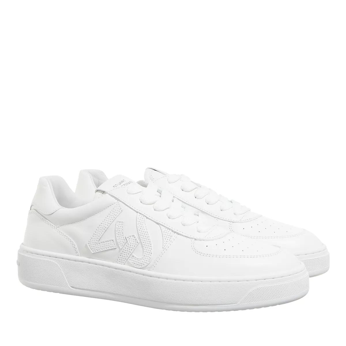 Stuart Weitzman Sneakers - SW COURTSIDE MONOGRAM SNEAKER - Gr. 38 (EU) - in Weiß - für Damen von Stuart Weitzman