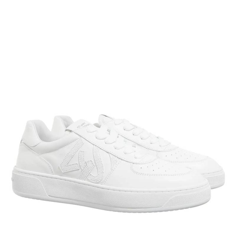 Stuart Weitzman Sneaker - SW COURTSIDE MONOGRAM SNEAKER - Gr. 42 (EU) - in Weiß - für Damen von Stuart Weitzman