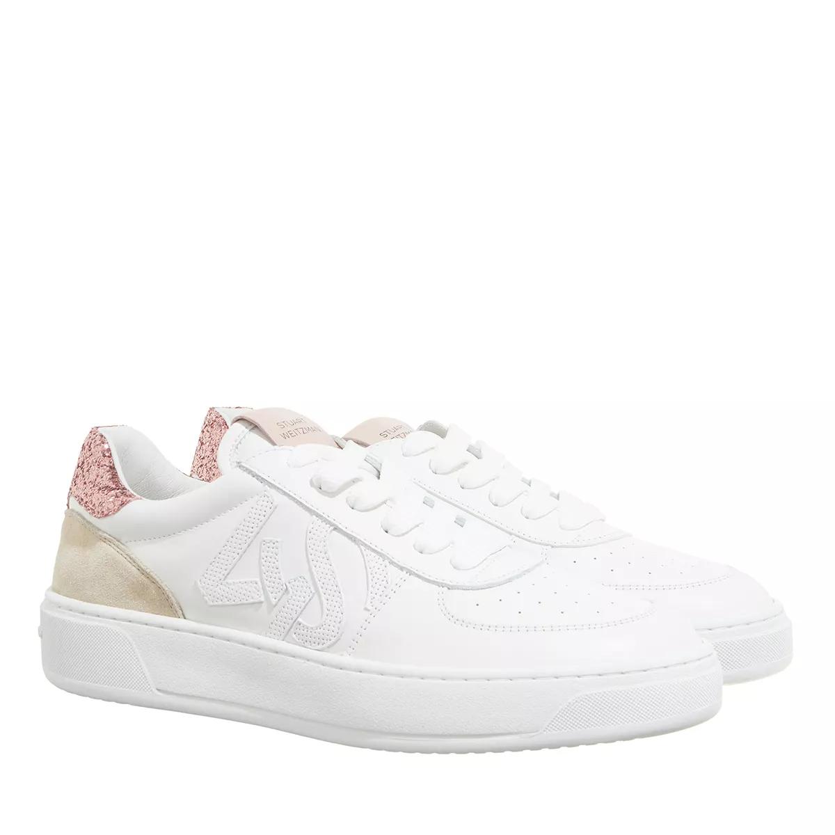 Stuart Weitzman Sneakers - SW COURTSIDE MONOGRAM SNEAKER - Gr. 38 (EU) - in Weiß - für Damen von Stuart Weitzman