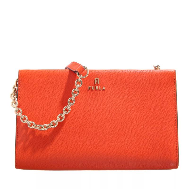 Furla Schultertasche - Furla Camelia Mini Crossbody - Gr. unisize - in Orange - für Damen von Furla