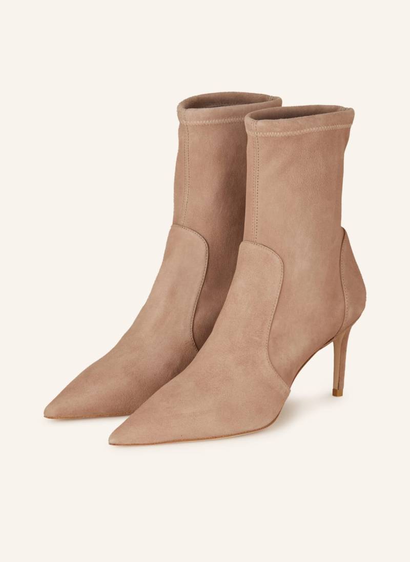 Stuart Weitzman Stiefeletten Stuart 75 beige von Stuart Weitzman