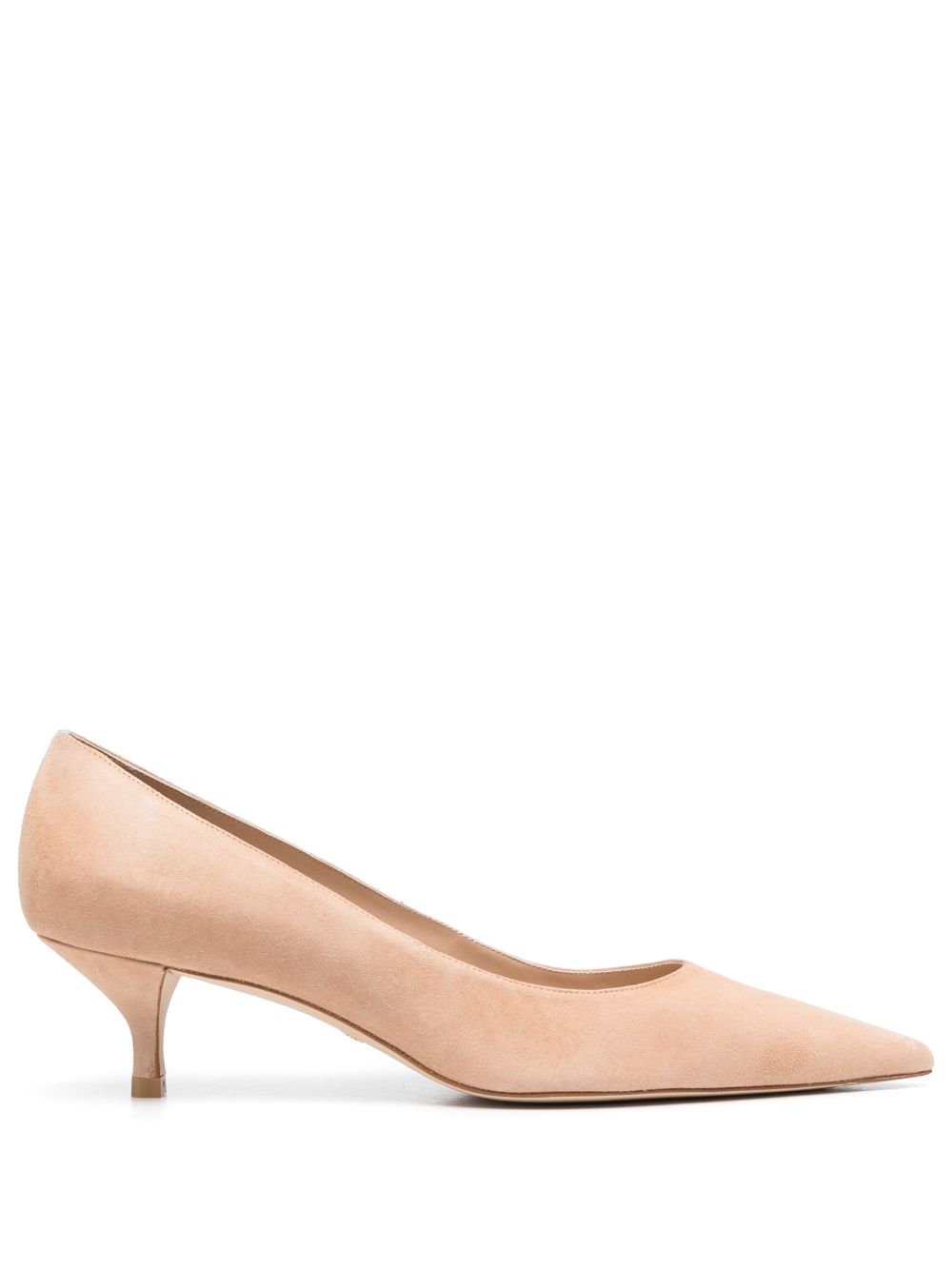 Stuart Weitzman Stuart 50mm kitten pumps - Neutrals von Stuart Weitzman