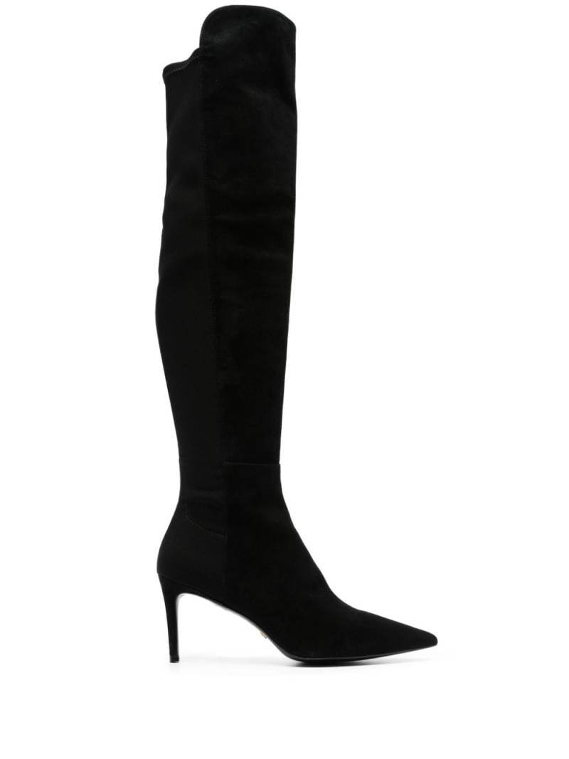 Stuart Weitzman Stuart 75 thigh-high suede boots - Black von Stuart Weitzman