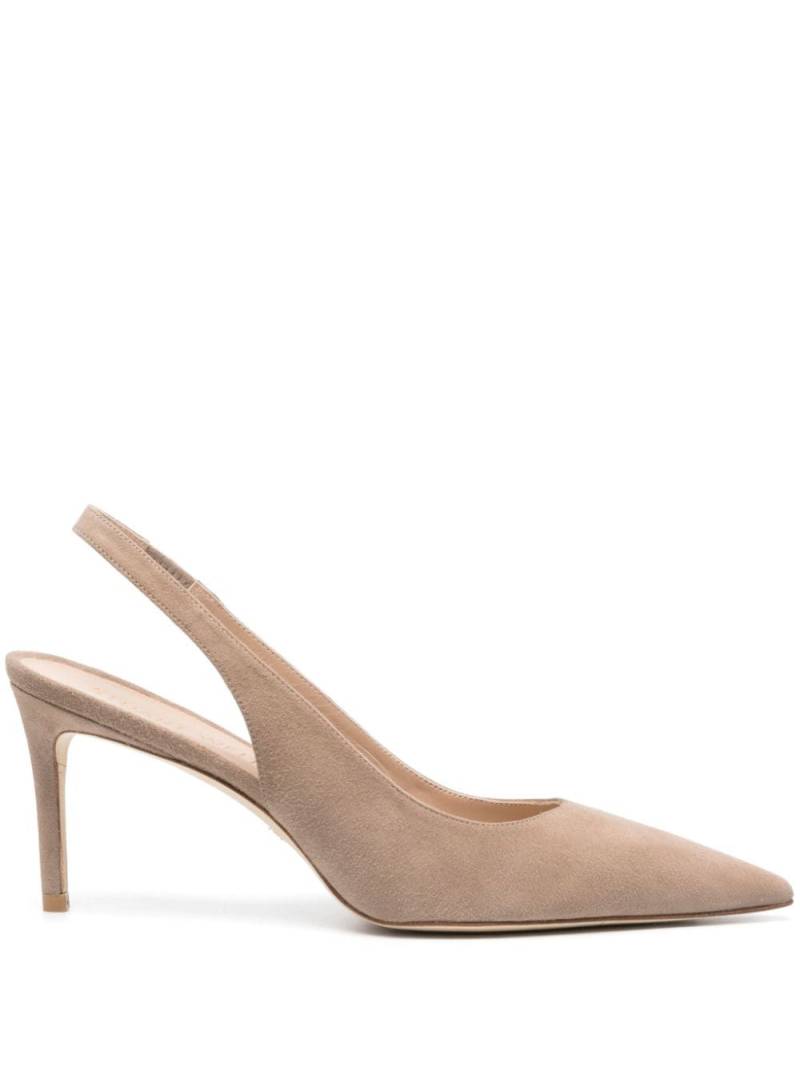 Stuart Weitzman Stuart 75mm suede pumps - Brown von Stuart Weitzman