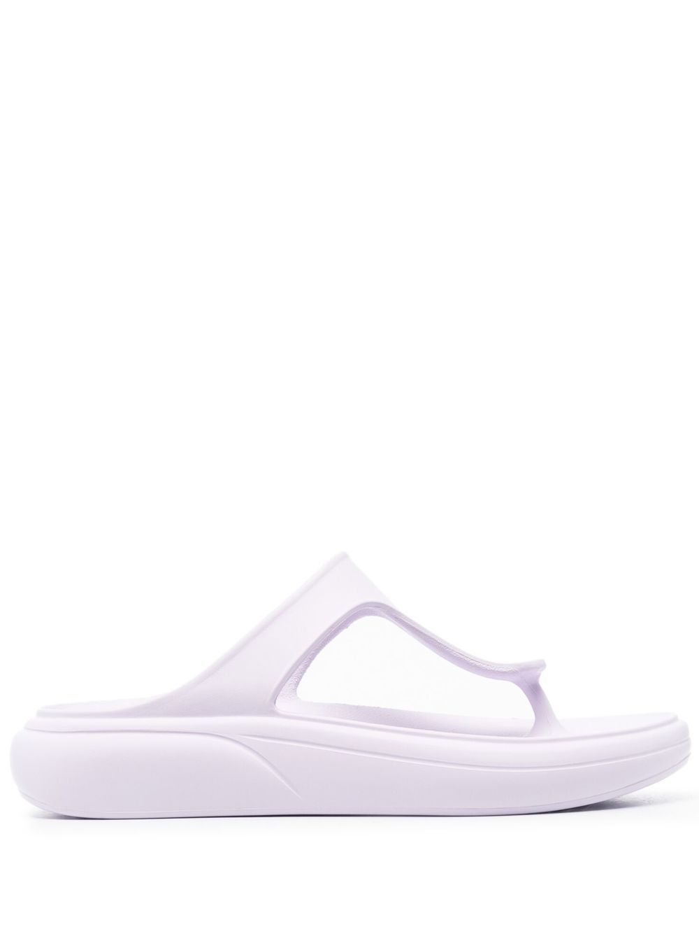 Stuart Weitzman Stuflex flip flops - Purple von Stuart Weitzman