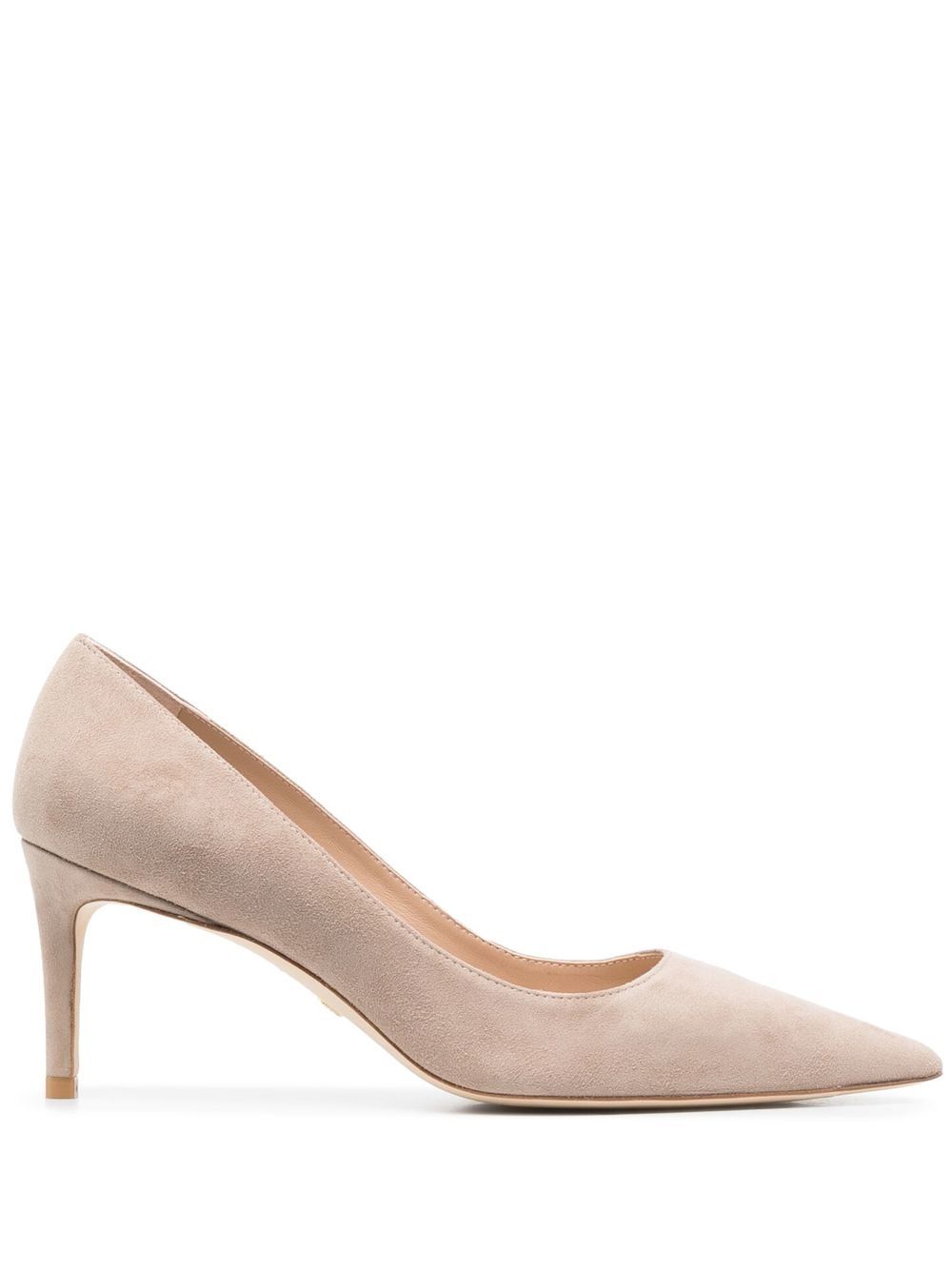 Stuart Weitzman Sue 75mm pointed toe pumps - Neutrals von Stuart Weitzman