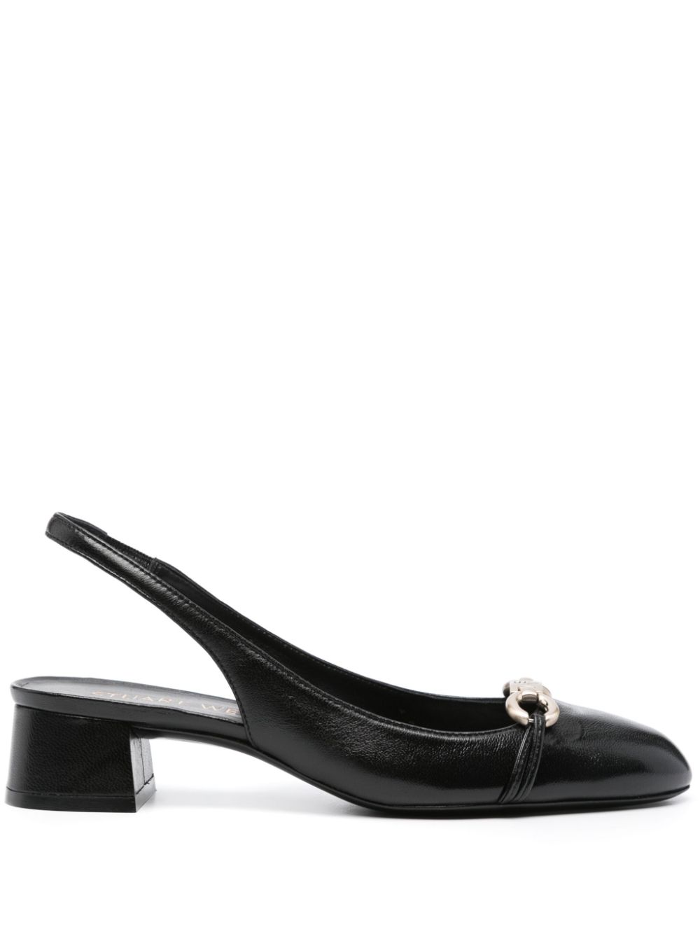 Stuart Weitzman Vivienne 35mm leather pumps - Black von Stuart Weitzman