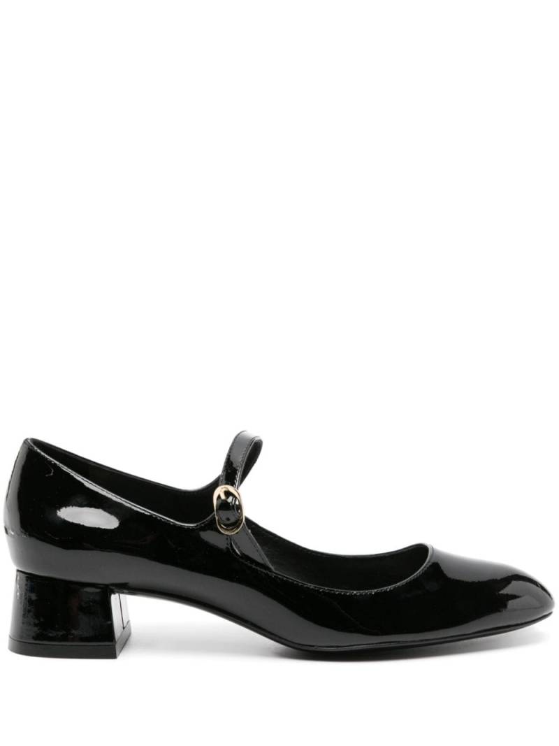 Stuart Weitzman Vivienne 35mm patent-leather pumps - Black von Stuart Weitzman