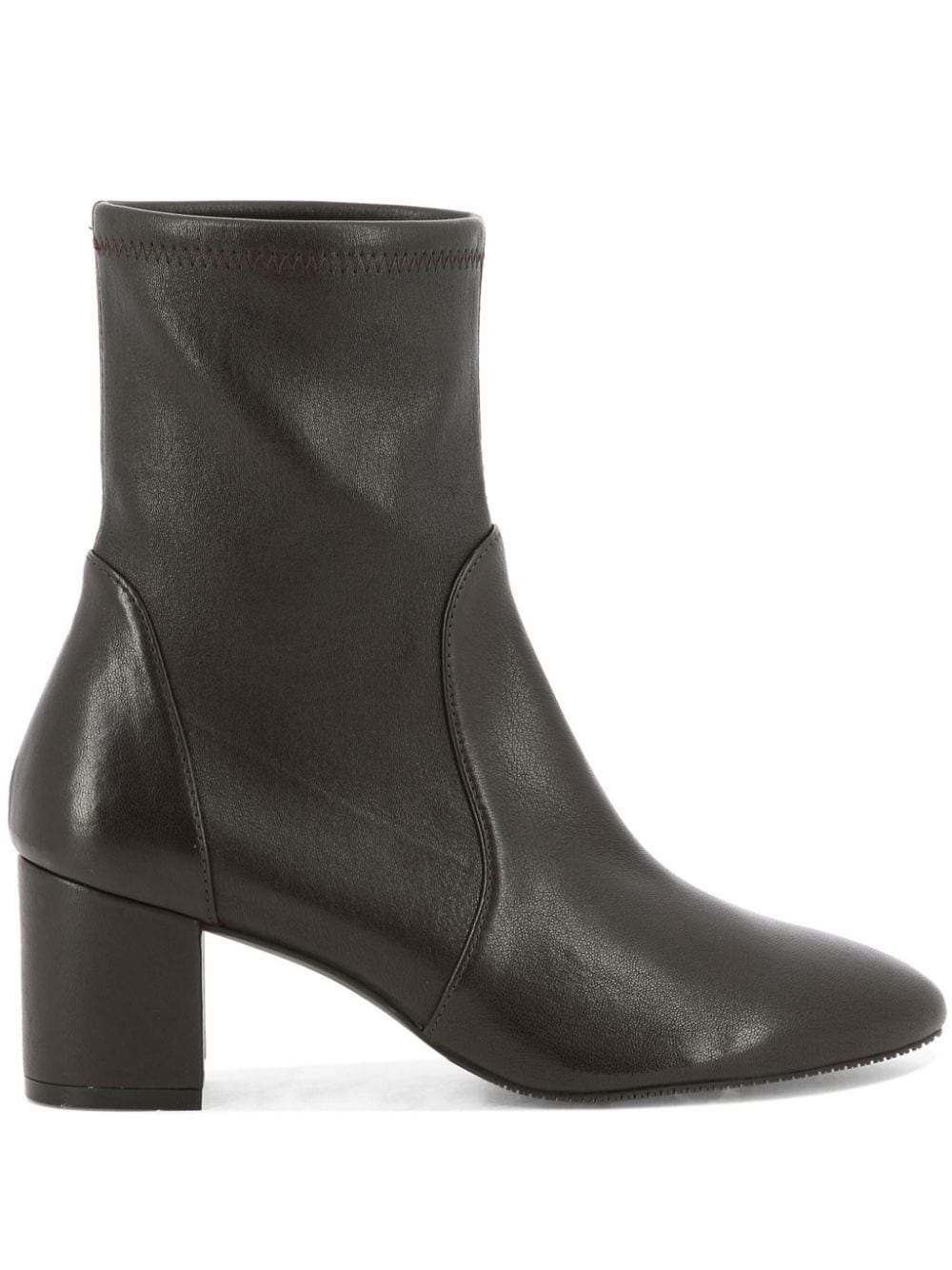 Stuart Weitzman Yuliana 60mm leather ankle boots - Brown von Stuart Weitzman