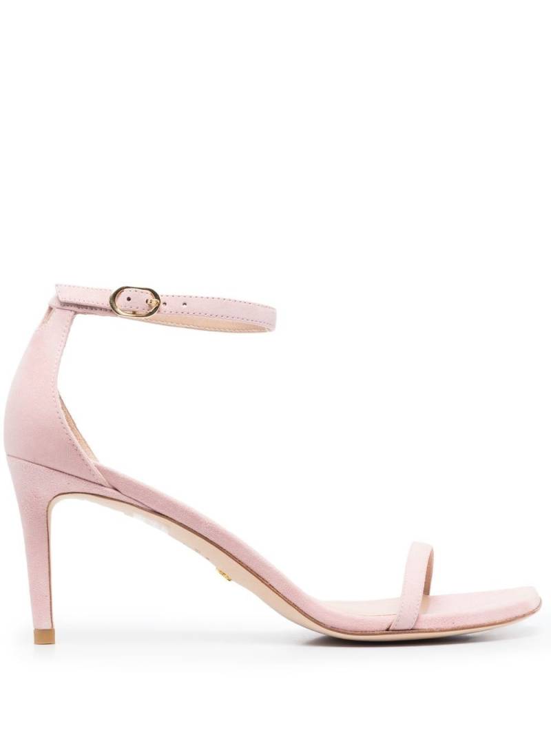 Stuart Weitzman calf suede 85mm sandals - Pink von Stuart Weitzman