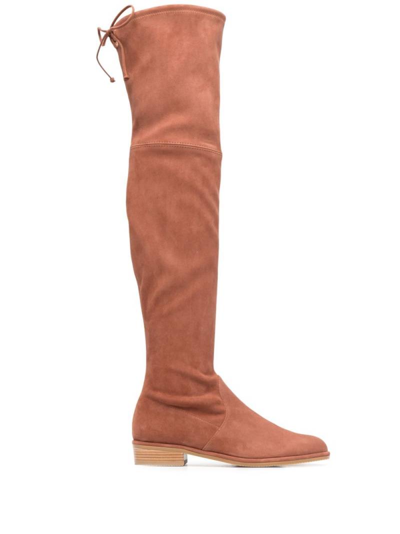 Stuart Weitzman drawstring thigh-high boots - Brown von Stuart Weitzman