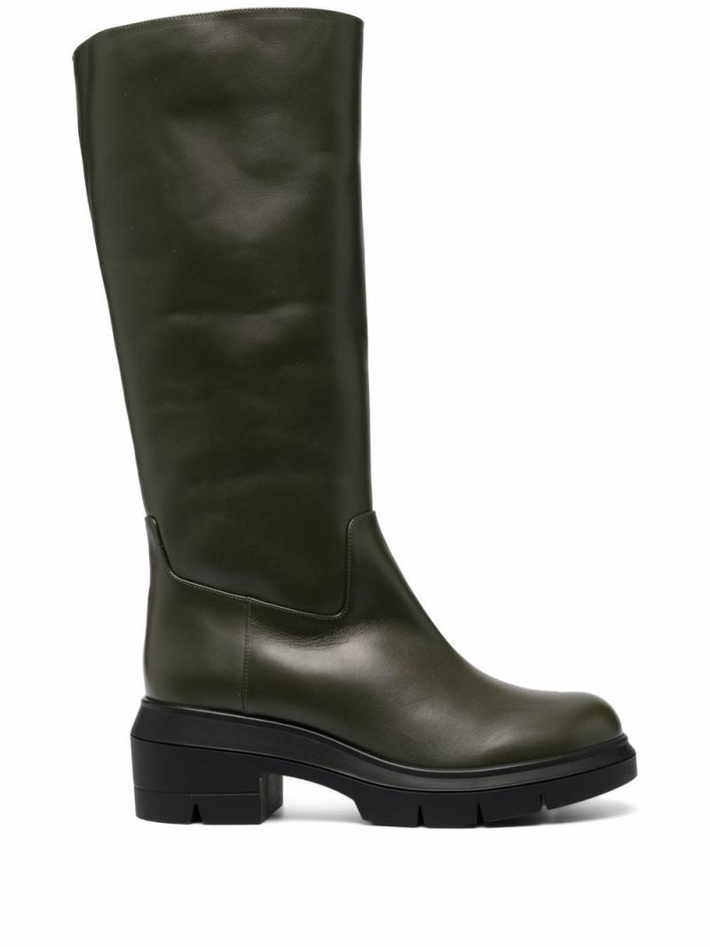 Stuart Weitzman knee-length leather boots - Brown von Stuart Weitzman