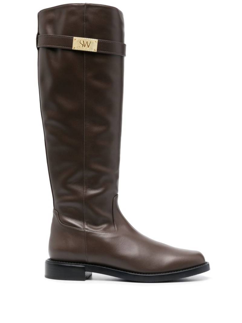 Stuart Weitzman leather knee-length boots - Brown von Stuart Weitzman