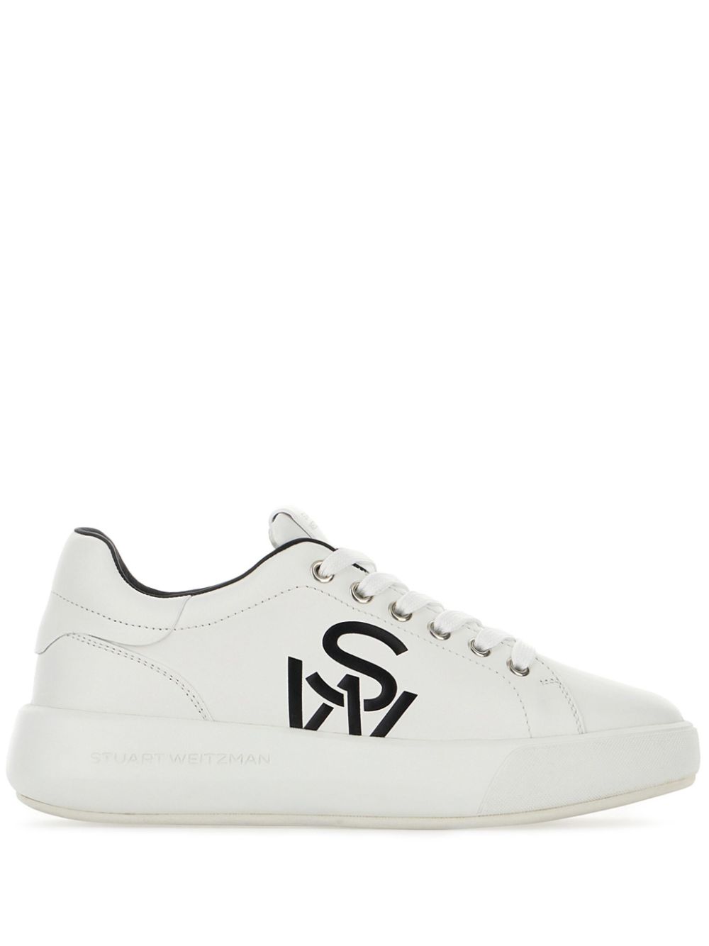 Stuart Weitzman leather sneakers - White von Stuart Weitzman