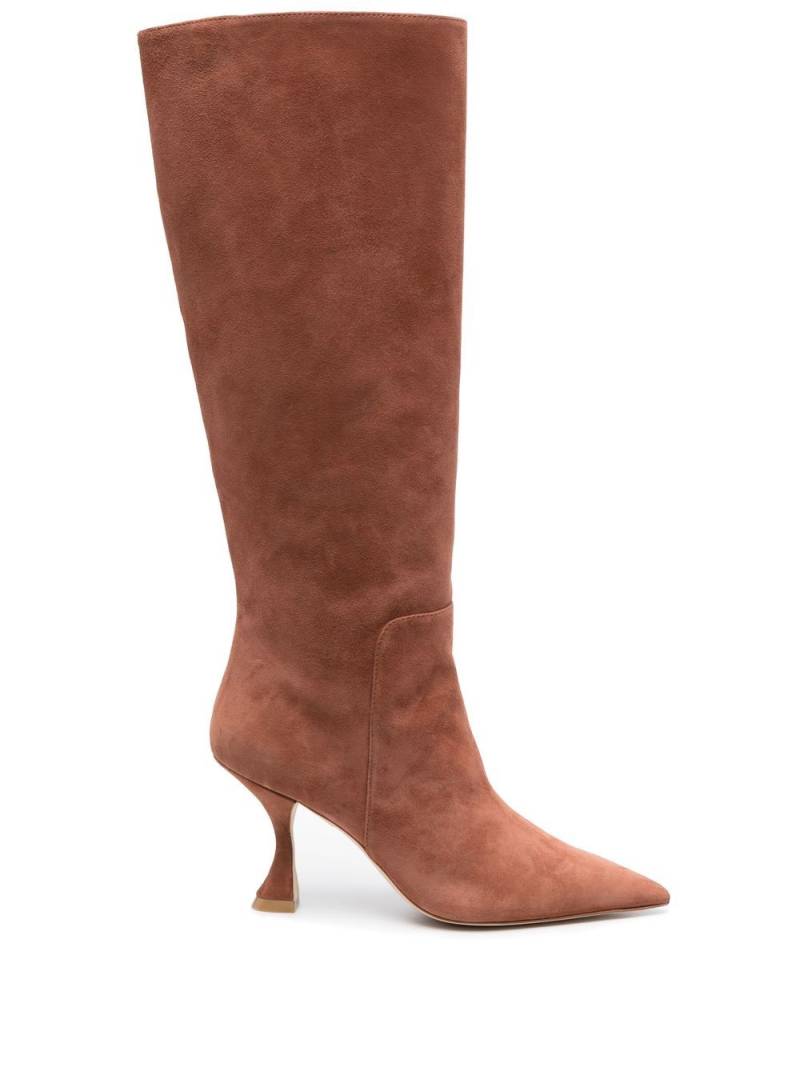 Stuart Weitzman pointed-toe high-heel boots - Brown von Stuart Weitzman