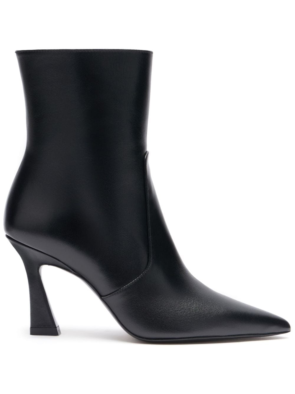 Stuart Weitzman 90mm leather ankle boots - Black von Stuart Weitzman