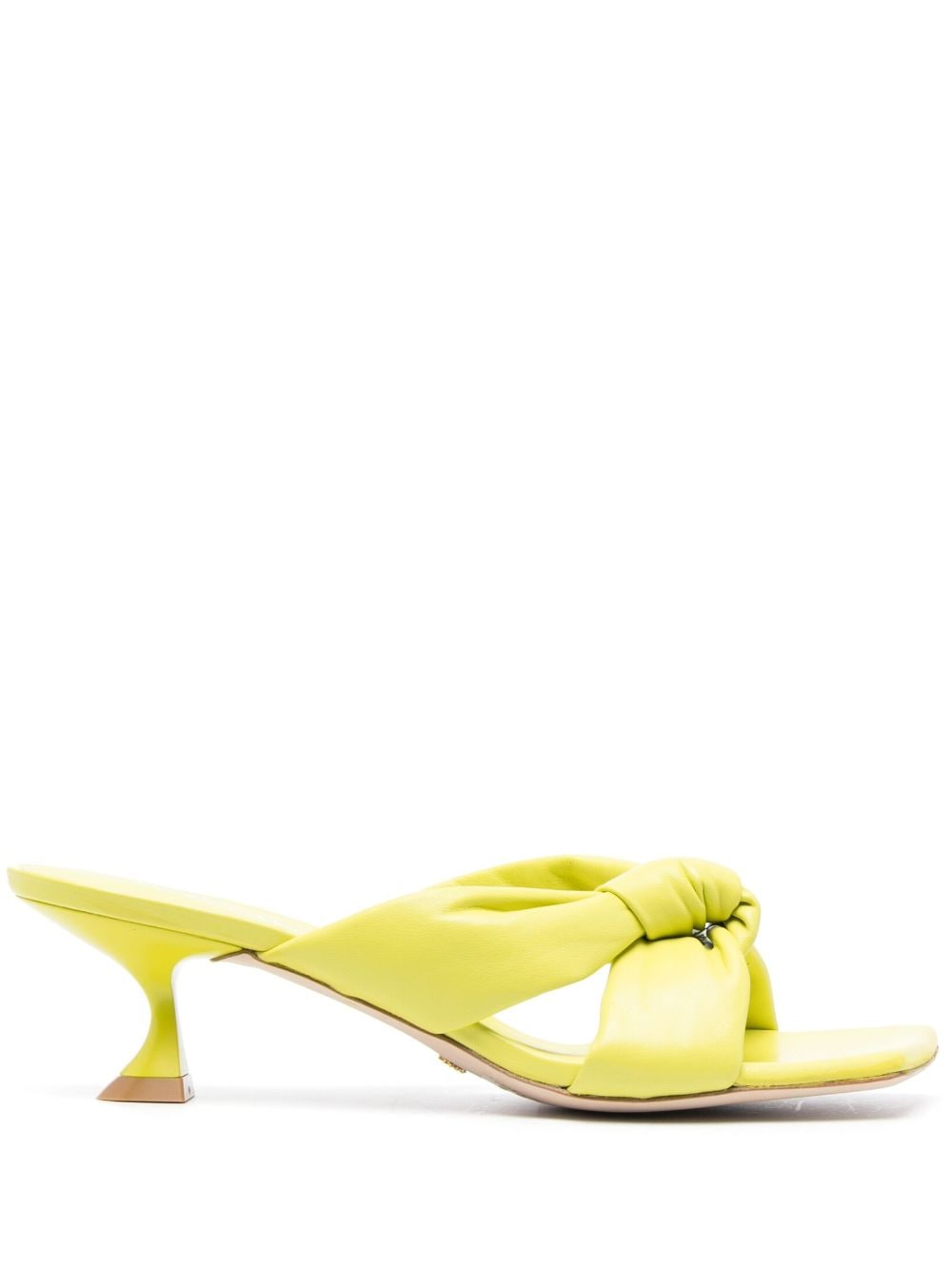 Stuart Weitzman slip-on square-toe sandals - Green von Stuart Weitzman