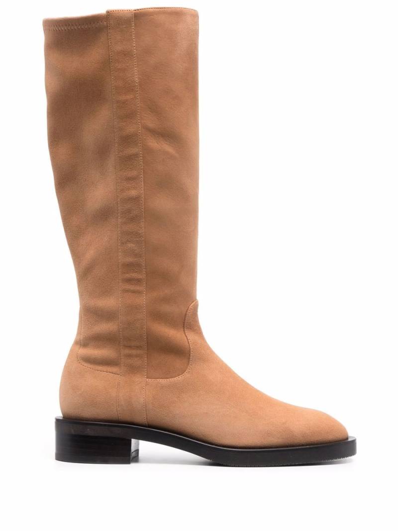 Stuart Weitzman suede knee-length boots - Brown von Stuart Weitzman