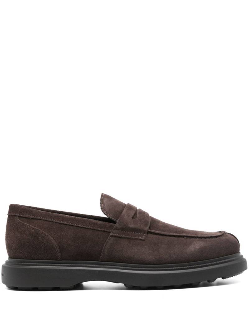 Stuart Weitzman suede loafers - Brown von Stuart Weitzman