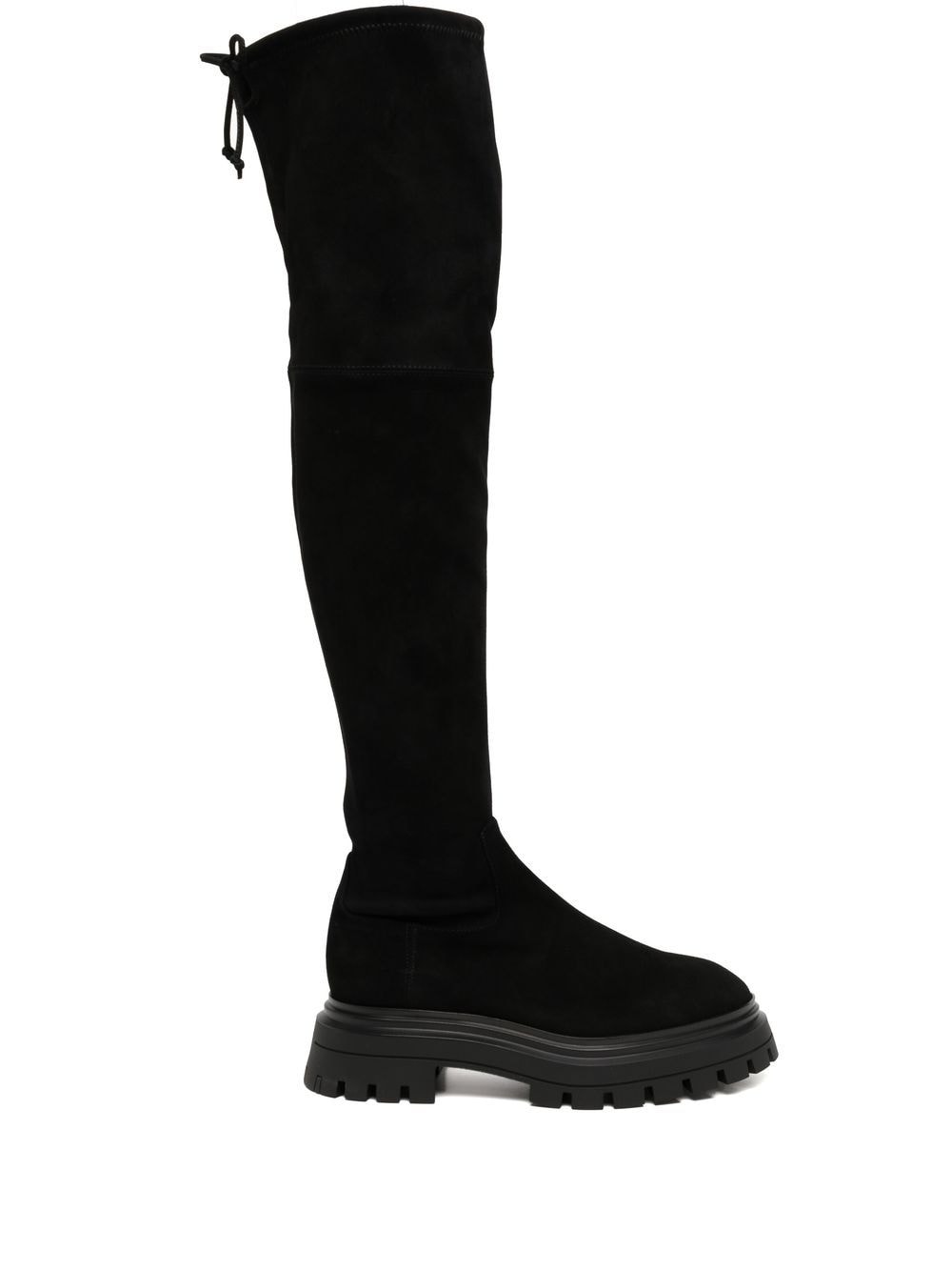 Stuart Weitzman tie-fastened thigh high boots - Black von Stuart Weitzman