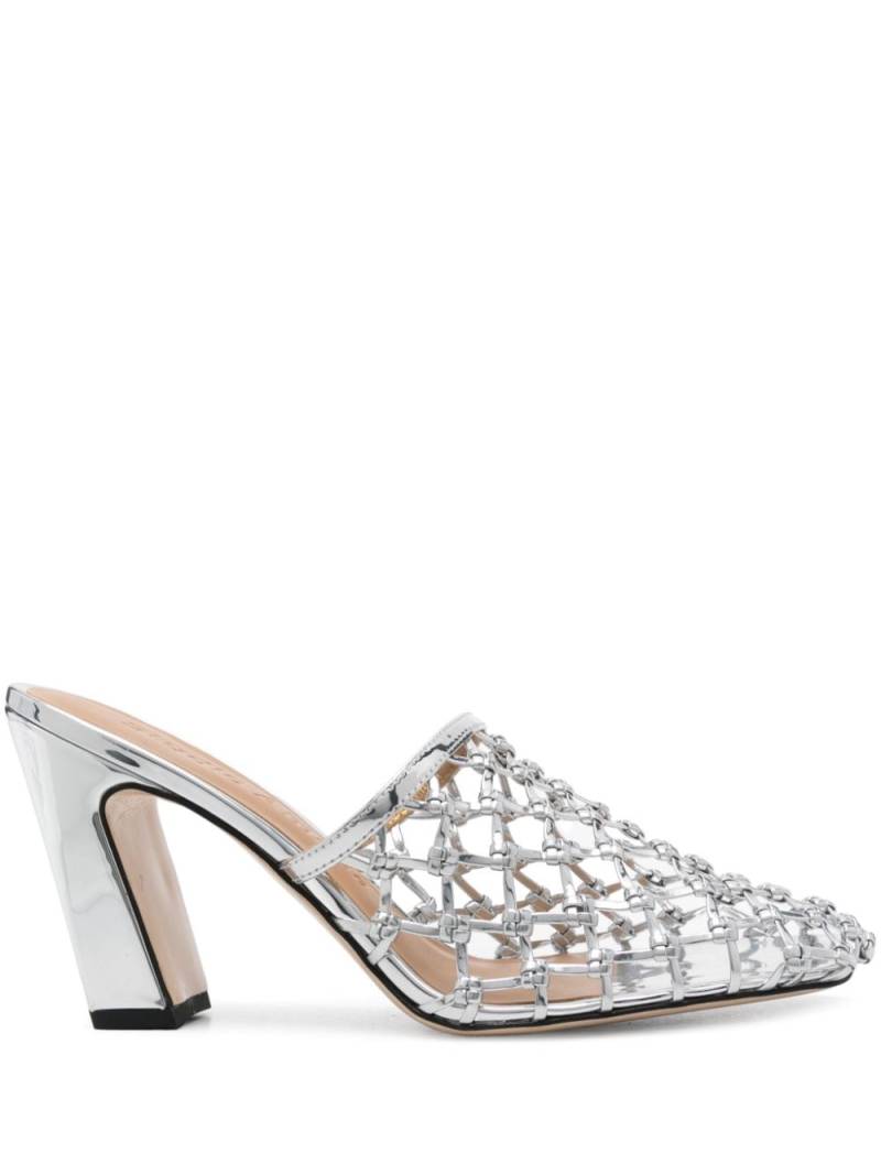 Studio Amelia 90mm Silas mules - Silver von Studio Amelia