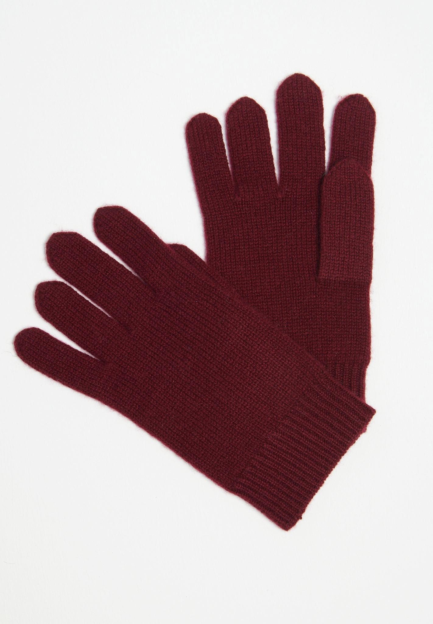 Handschuhe 4 Sohn - 100 Kaschmir Herren Bordeaux ONE SIZE von Studio Cashmere8