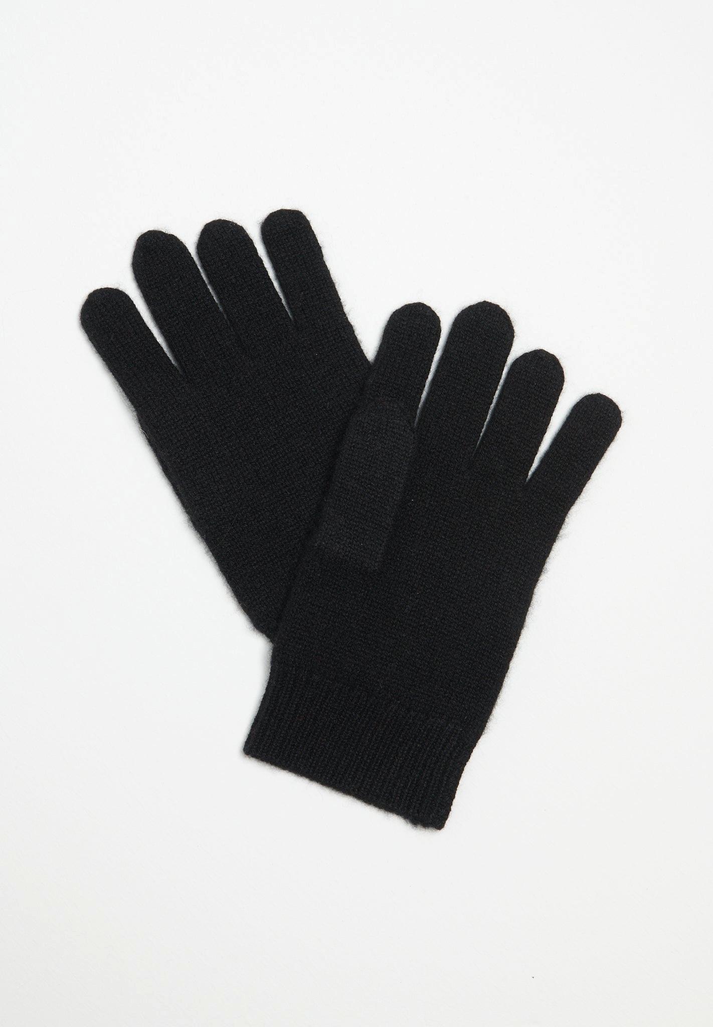 Handschuhe 4-fädig - 100 Kaschmir Herren Schwarz ONE SIZE von Studio Cashmere8