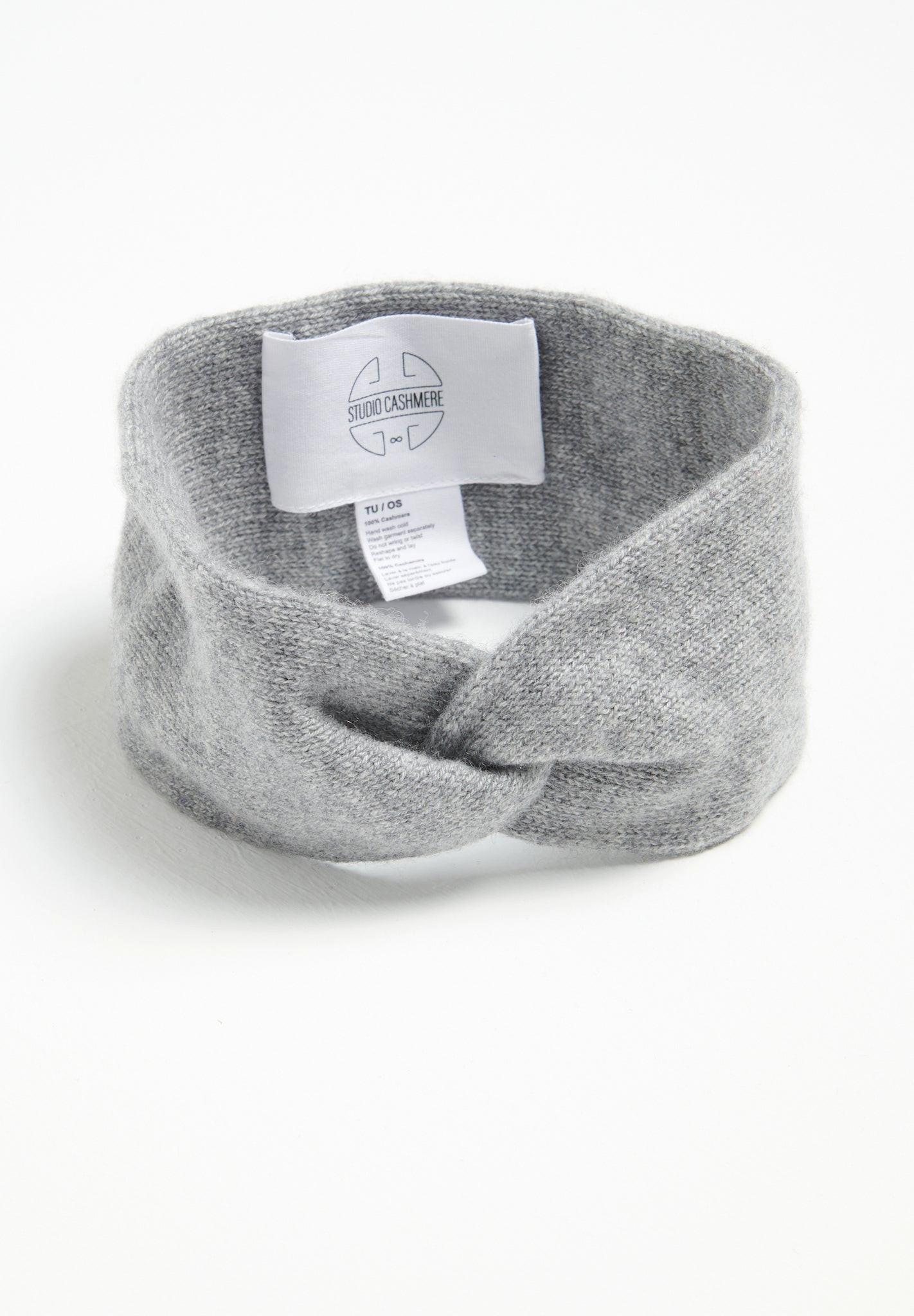 Stirnband 4 Sohn - 100% Kaschmir Unisex Grau ONE SIZE von Studio Cashmere8