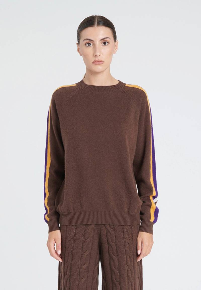 Zaya 19 Pullover Mit Rundhalsausschnitt - 100% Kaschmir Damen Multicolor XL von Studio Cashmere8