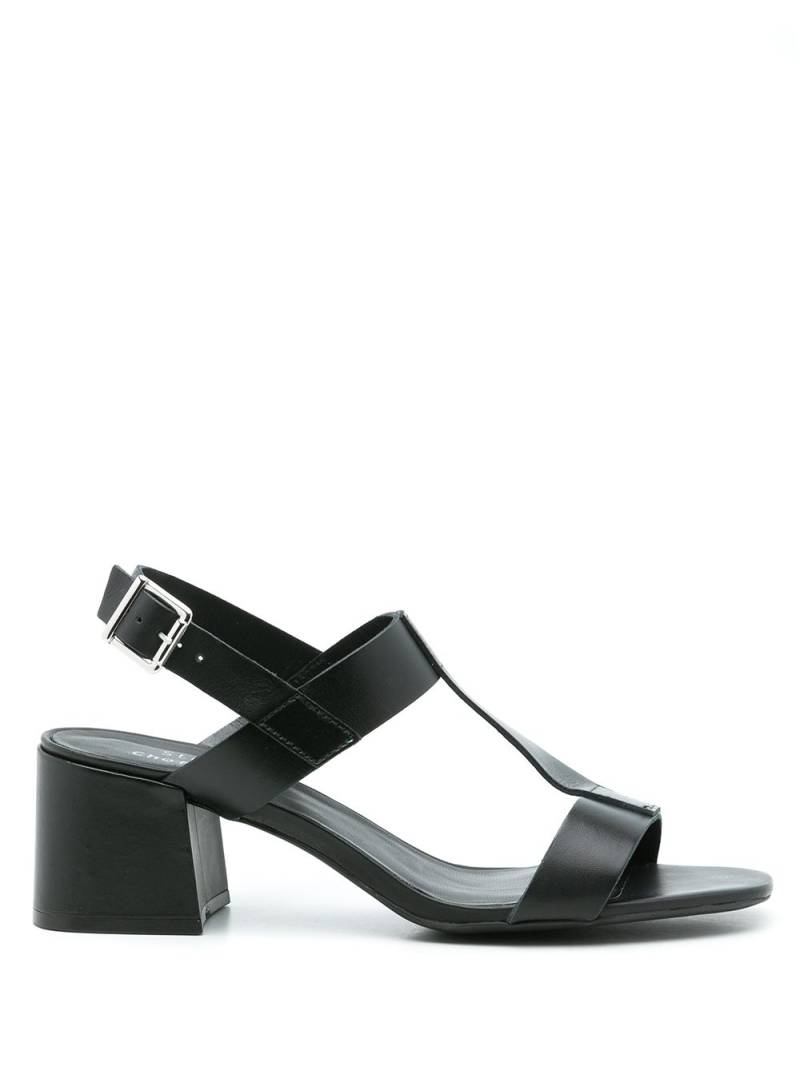 Studio Chofakian Studio 107 65mm leather sandals - Black von Studio Chofakian