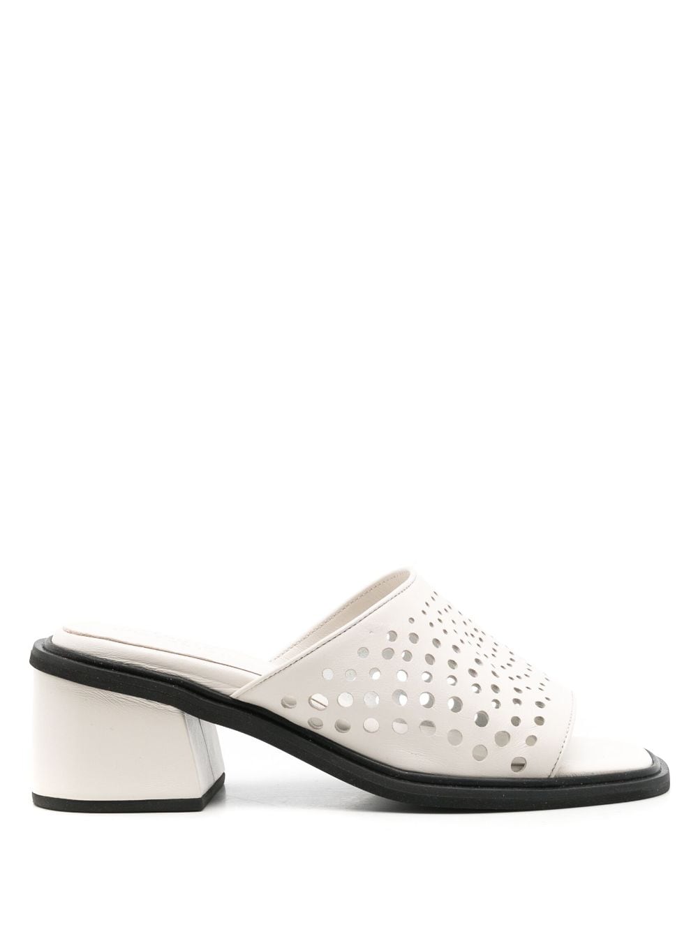 Studio Chofakian Studio 130 45mm perforated mules - White von Studio Chofakian