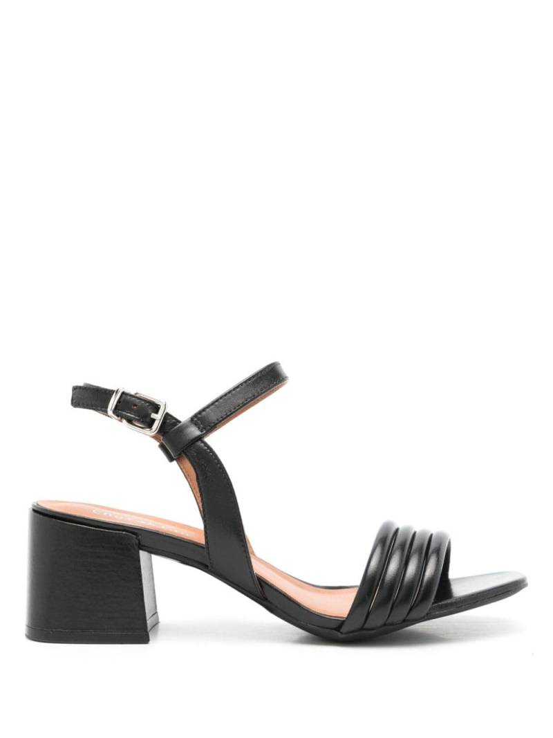 Studio Chofakian Studio 135 40mm leather sandals - Black von Studio Chofakian