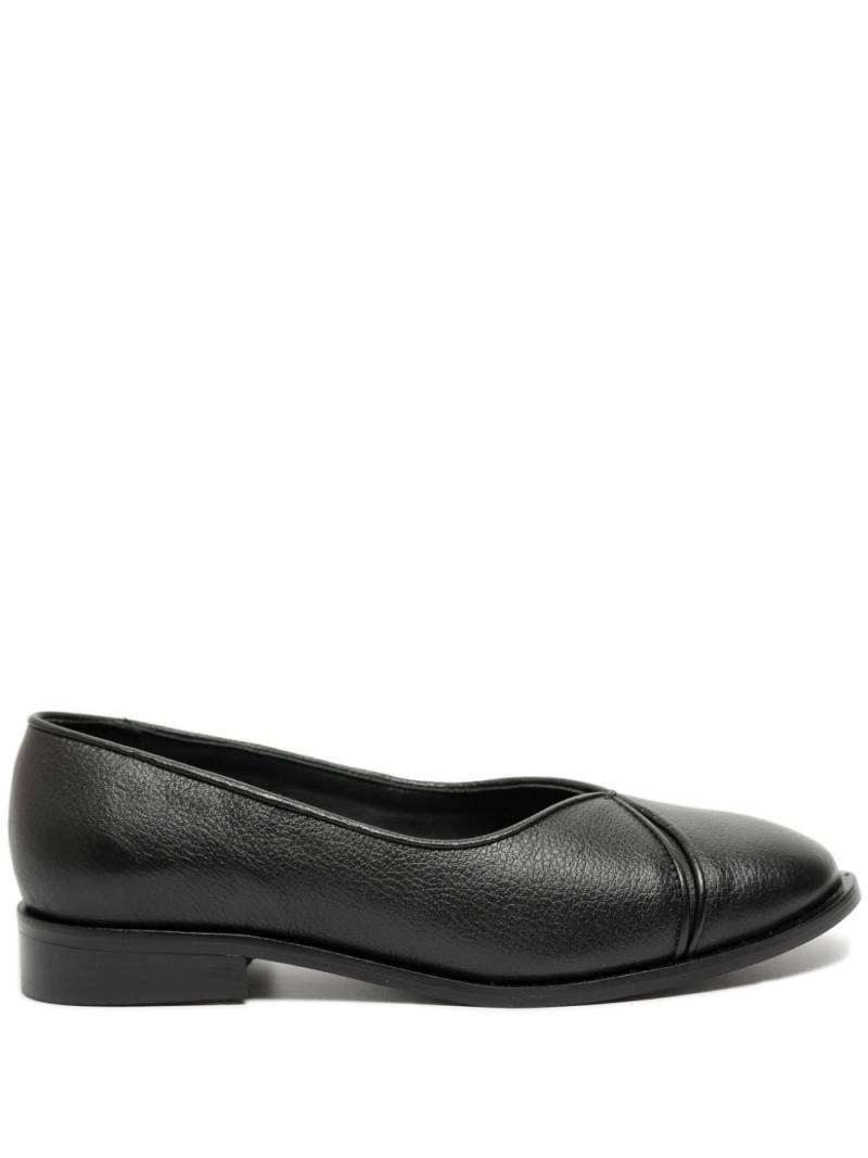 Studio Chofakian Studio 139 leather ballerina shoes - Black von Studio Chofakian