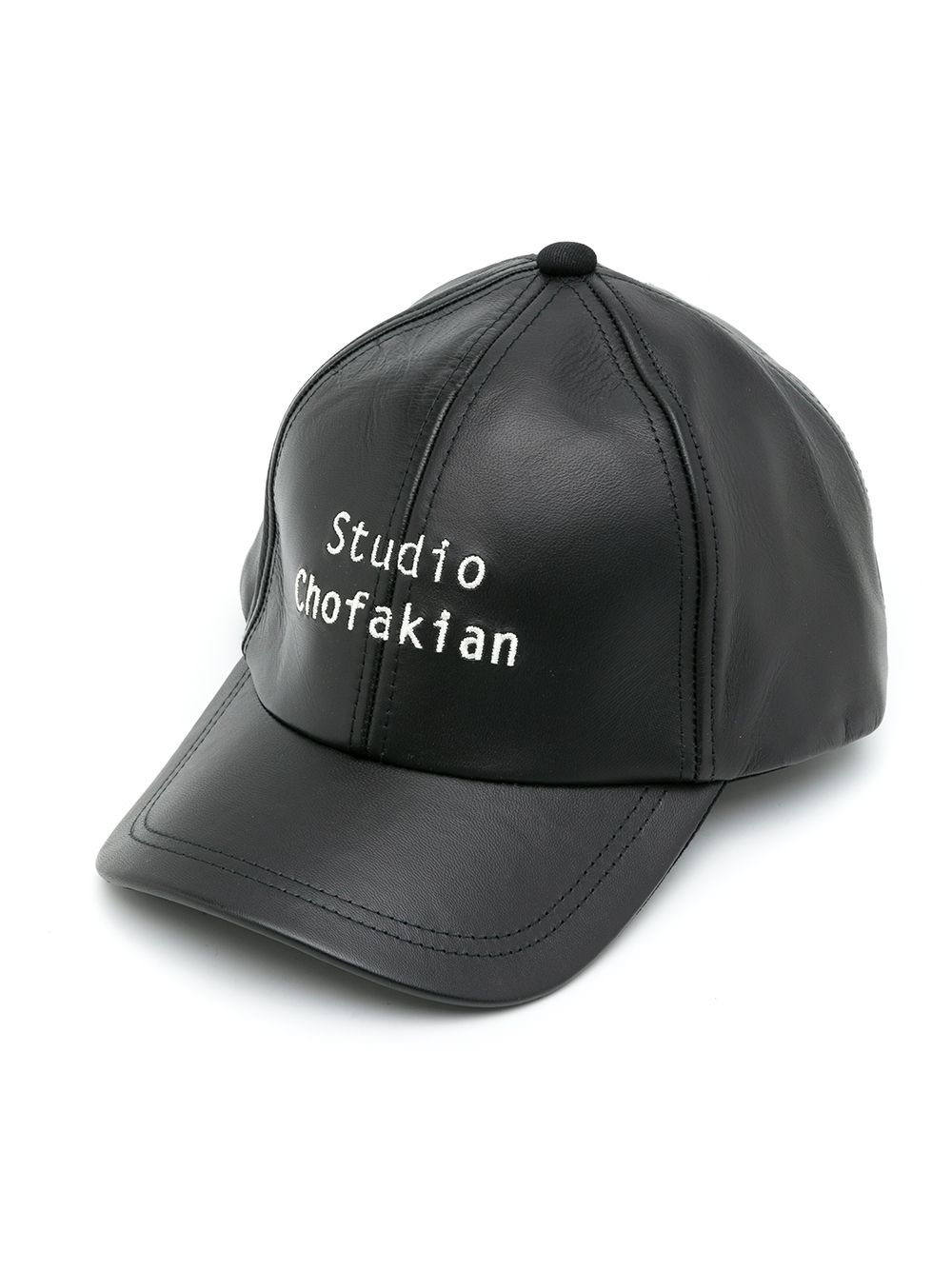 Studio Chofakian embroidered-logo baseball cap - Black von Studio Chofakian