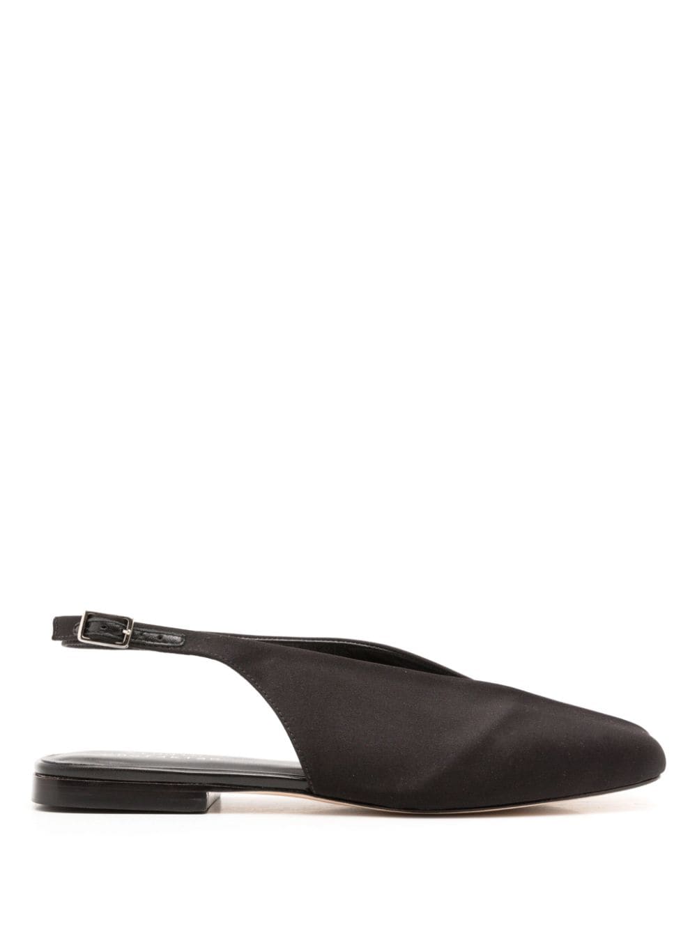 Studio Chofakian square-toe leather pumps - Black von Studio Chofakian