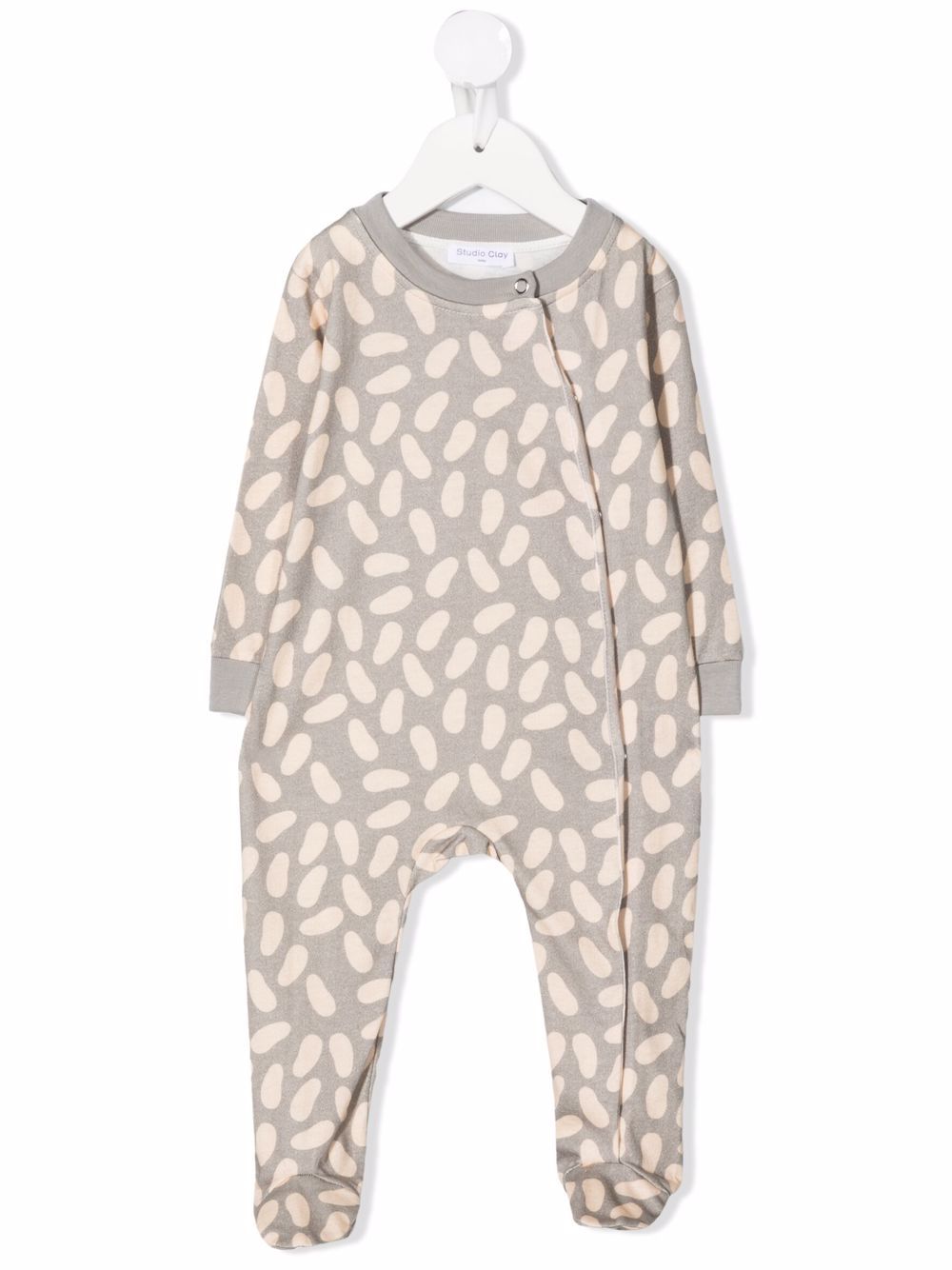 Studio Clay bean-print pajamas - Grey von Studio Clay