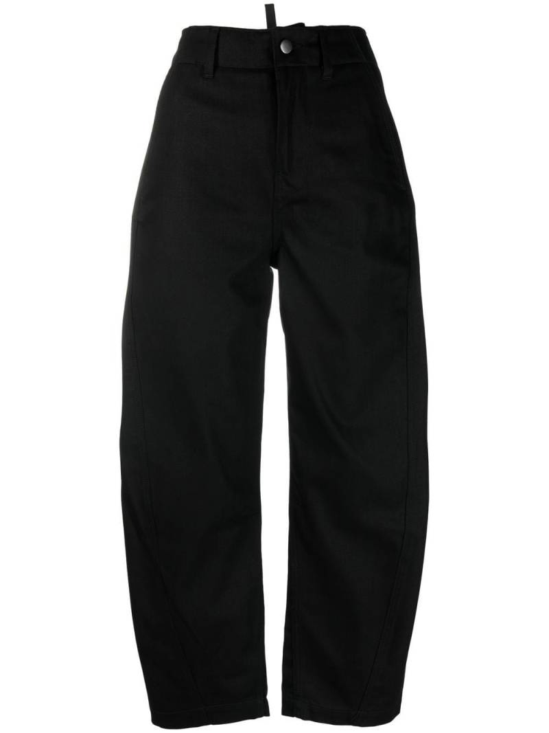 Studio Nicholson Akerman curved-leg denim pant - Black von Studio Nicholson