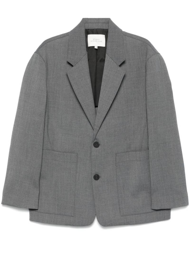 Studio Nicholson Conde blazer - Grey von Studio Nicholson