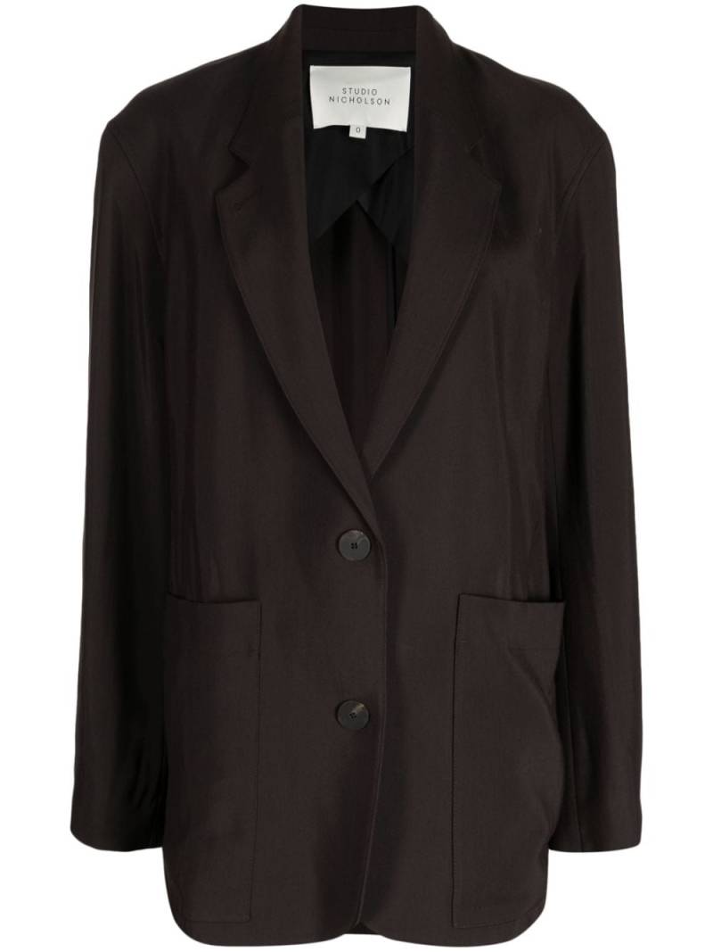 Studio Nicholson Conde tailored-cut blazer - Brown von Studio Nicholson